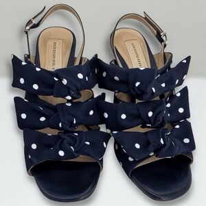 Antonio Melani Vilada Triple Bow Polka Dot Heels - US 8.5